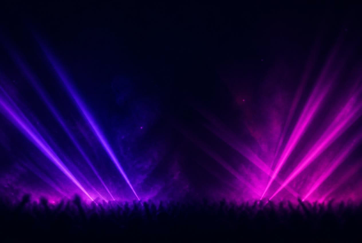 Concert stage lights